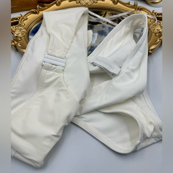 🆕 ZIMMERMANN 🧿 NWOT Riders Knotted One-Shoulder Bikini - Size 2 - US6/8 - Picture 13 of 15